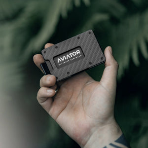 Carbon Fiber | Slide Wallet + 3D printed AirTag Holder