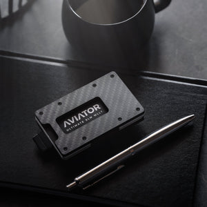 Carbon Fiber | Slide Wallet + 3D printed AirTag Holder