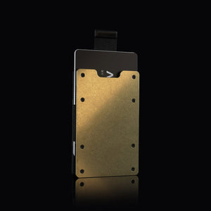 Stonewashed Messing | Slide Wallet + Messing Cash Clip