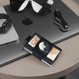 Carbon Fiber | Slide Wallet + 3D printed AirTag Holder