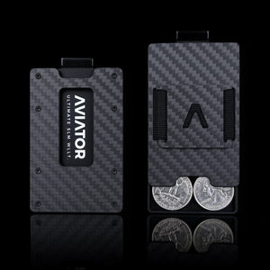 Carbon Fiber | Slide Wallet + 3D printed AirTag Holder
