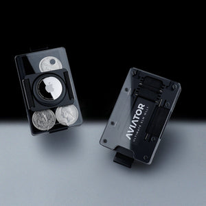 Fusion Black Metal | Transparentes Slide Wallet