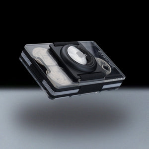 Fusion Black Metal | Transparentes Slide Wallet