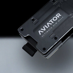 Fusion Black Metal | Transparentes Slide Wallet