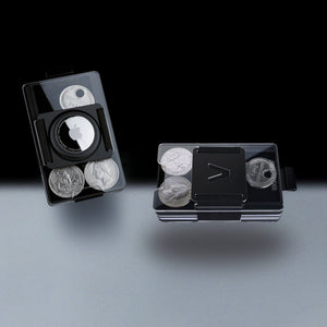 Fusion Black Metal | Transparentes Slide Wallet