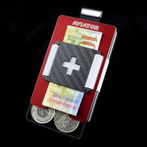 Swiss Edition | Slide Wallet + Carbon Fiber Cash Clip