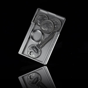 Titan #1 | Titanium Double Coin Compartment