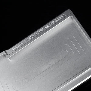 Titan #1 | Titanium Double Coin Compartment