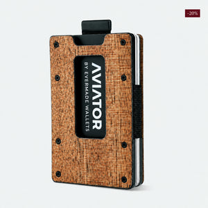 Wood Carbon Fiber Slim Wallet