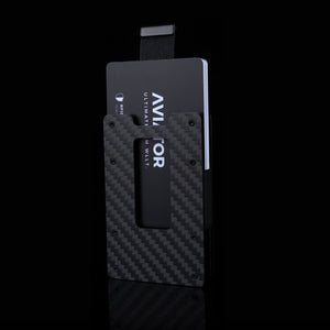 Carbon Fiber | Slide Wallet + 3D printed AirTag Holder