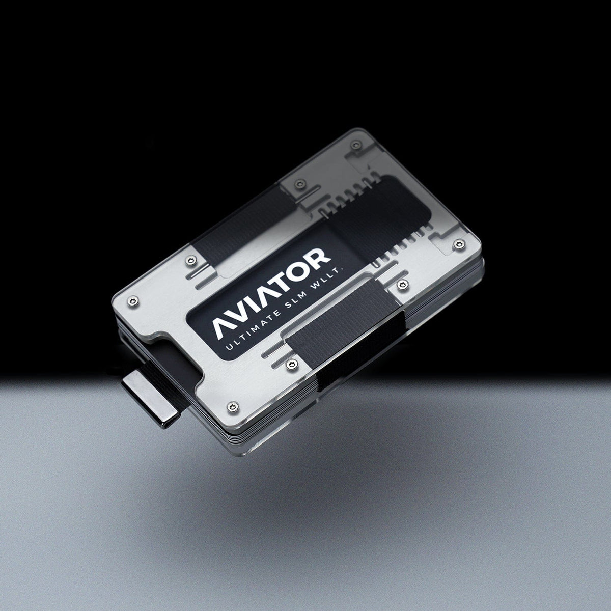 Fusion Silver | Metal Frame | Transparent Slide Wallet