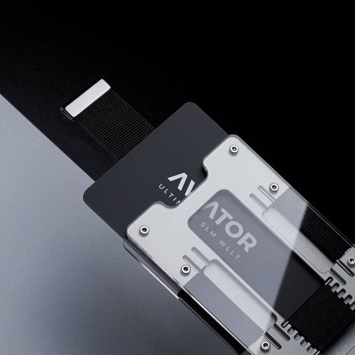 Fusion Silver | Metal Frame | Transparent Slide Wallet