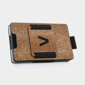 Wood Carbon Fiber Slim Wallet