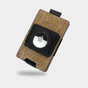 Wood Carbon Fiber Slim Wallet