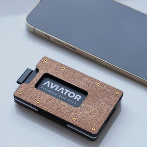 aviator_wallet_wood_carbon_slide