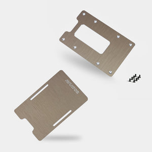 Cover- and Backplate Bundle for Slide Wallets