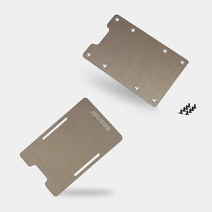 Cover- and Backplate Bundle for Slide Wallets