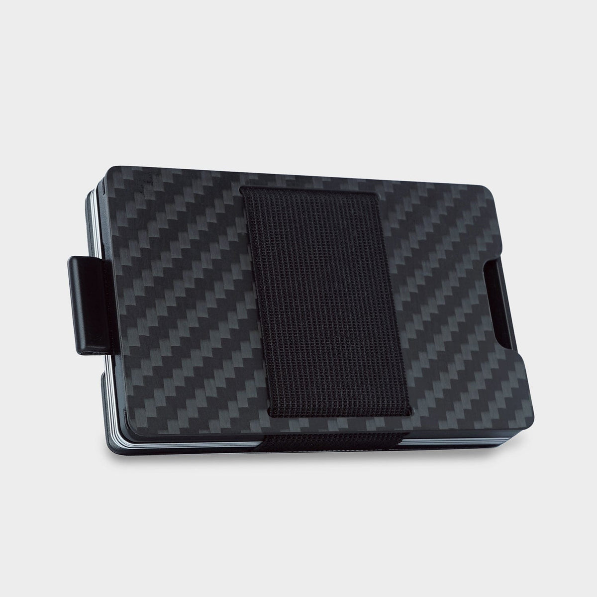 NOT FLAW[LESS] Carbon Fiber Slide Wallet + Blue Titanium Screws