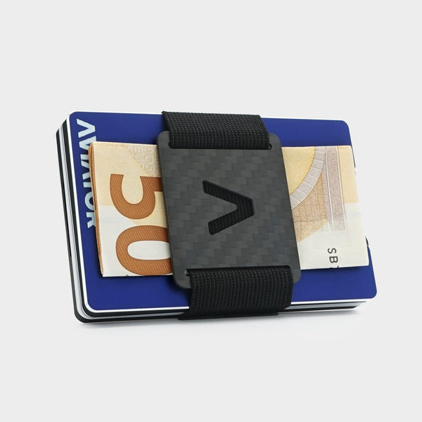 Sapphire Blue Metal Wallet Aviator Wallet Minimalist Wallet