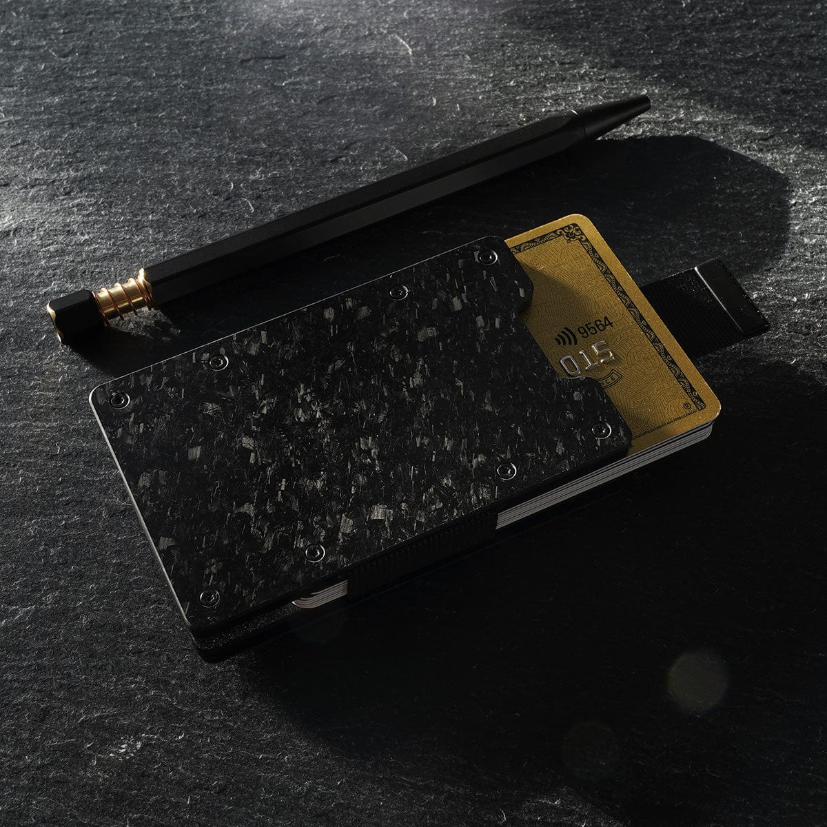 Black Titanium Wallet - Slim & Strong