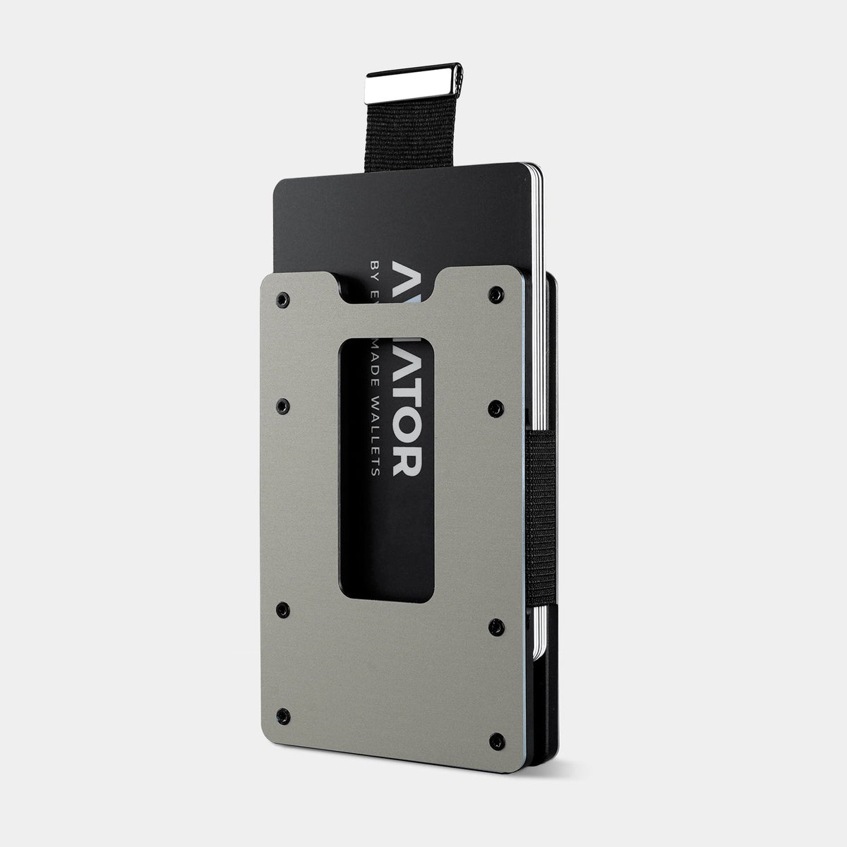 Gunmetal Aluminum Slim Wallet