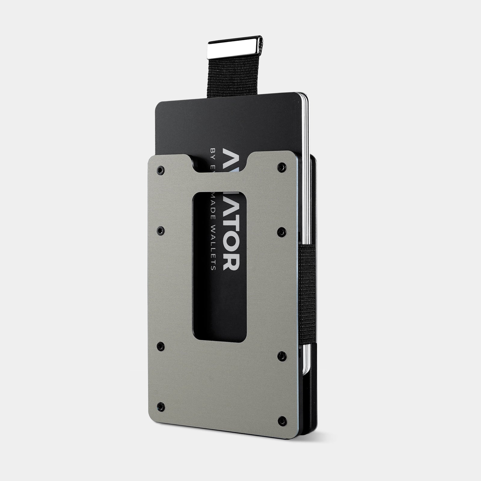 Gunmetal Aluminum Slim Wallet