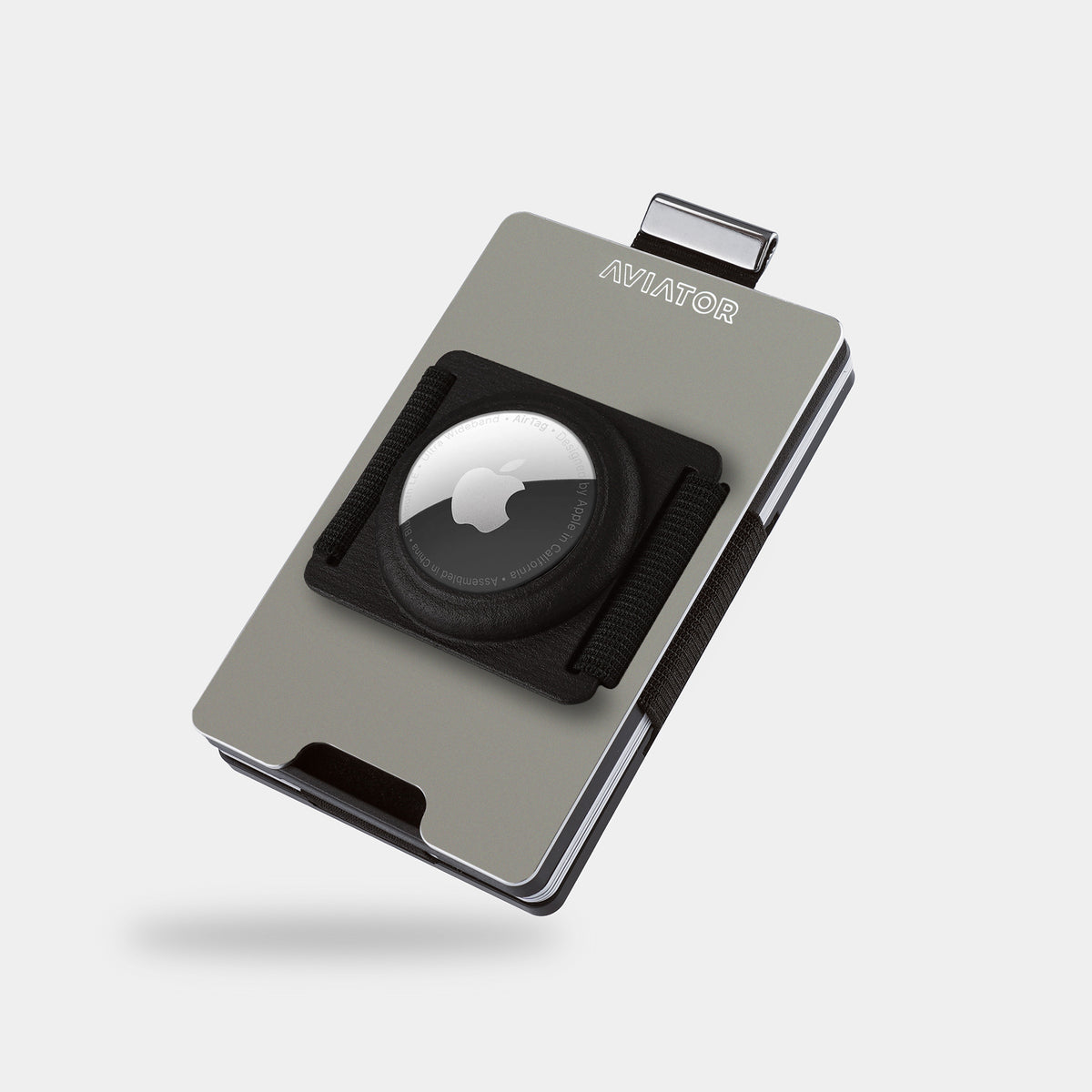 Gunmetal Aluminum Slim Wallet