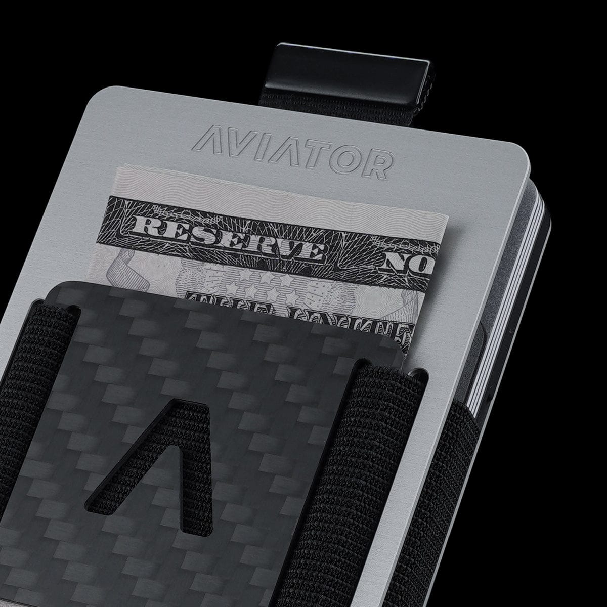 Ice Grey | Slide Wallet + Carbon Fiber Cash Clip