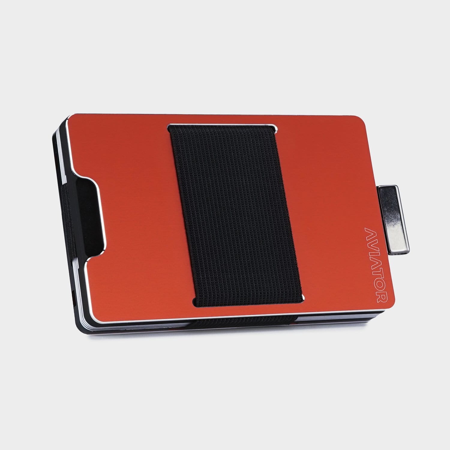 NOT FLAW[LESS] Imola Red Aluminium Slim Wallet
