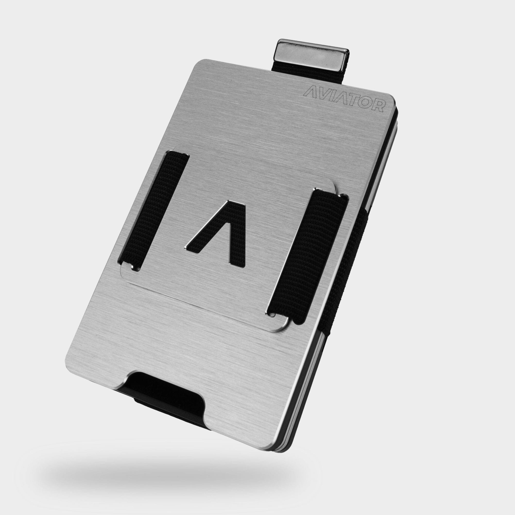 Metal Cash Clip Brushed Silver