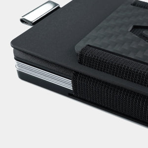 NOT FLAW[LESS] Pure Black Aluminum Slim Wallet