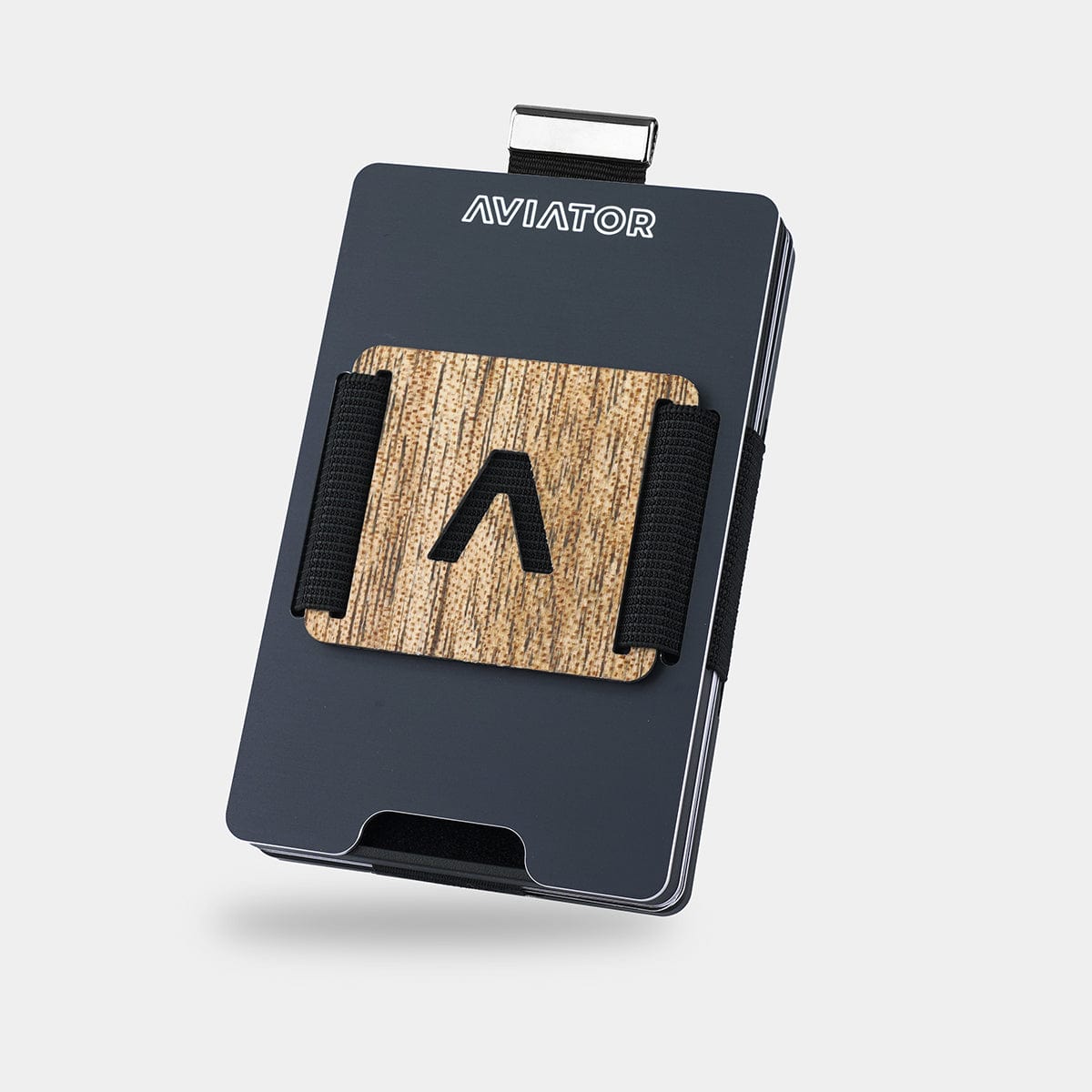 Graphite Blue Aluminum Slim Wallet