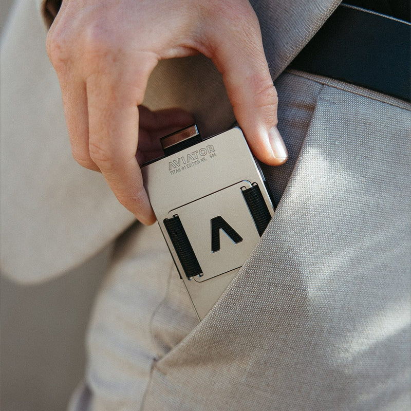 Titan Slide | Best Titanium Slim Wallet | Aviator Wallet - AVIATOR by ...