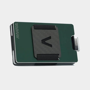 NOT FLAW[LESS] Velvet Green Aluminum Slim Wallet