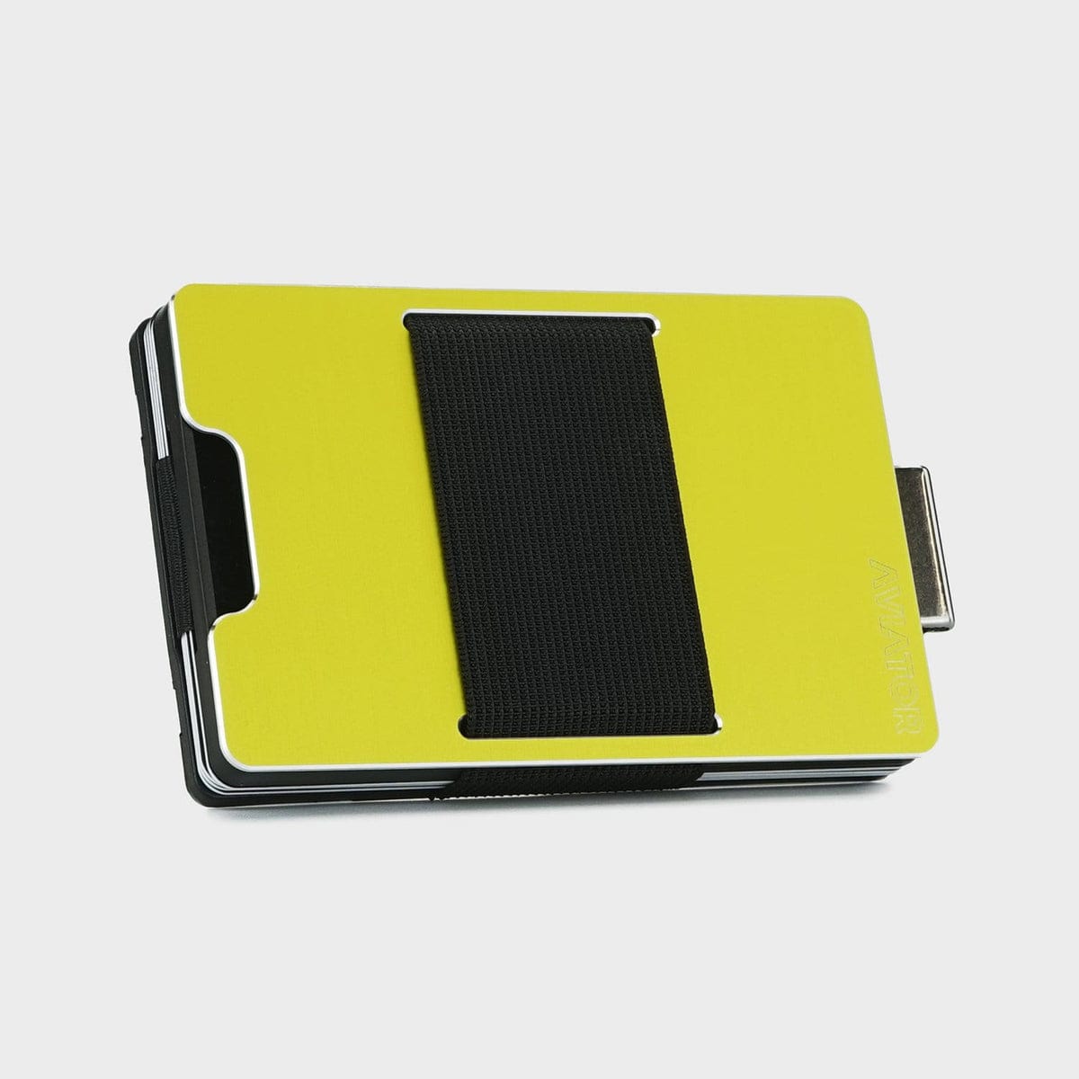 NOT FLAW[LESS] Electric Lime Aluminum Slim Wallet