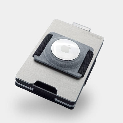 Apple AirTag Cash Clip Grey