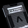 Carbon Fiber | Slide Wallet + Carbon Fiber Cash Clip + Titanium Screws Blue