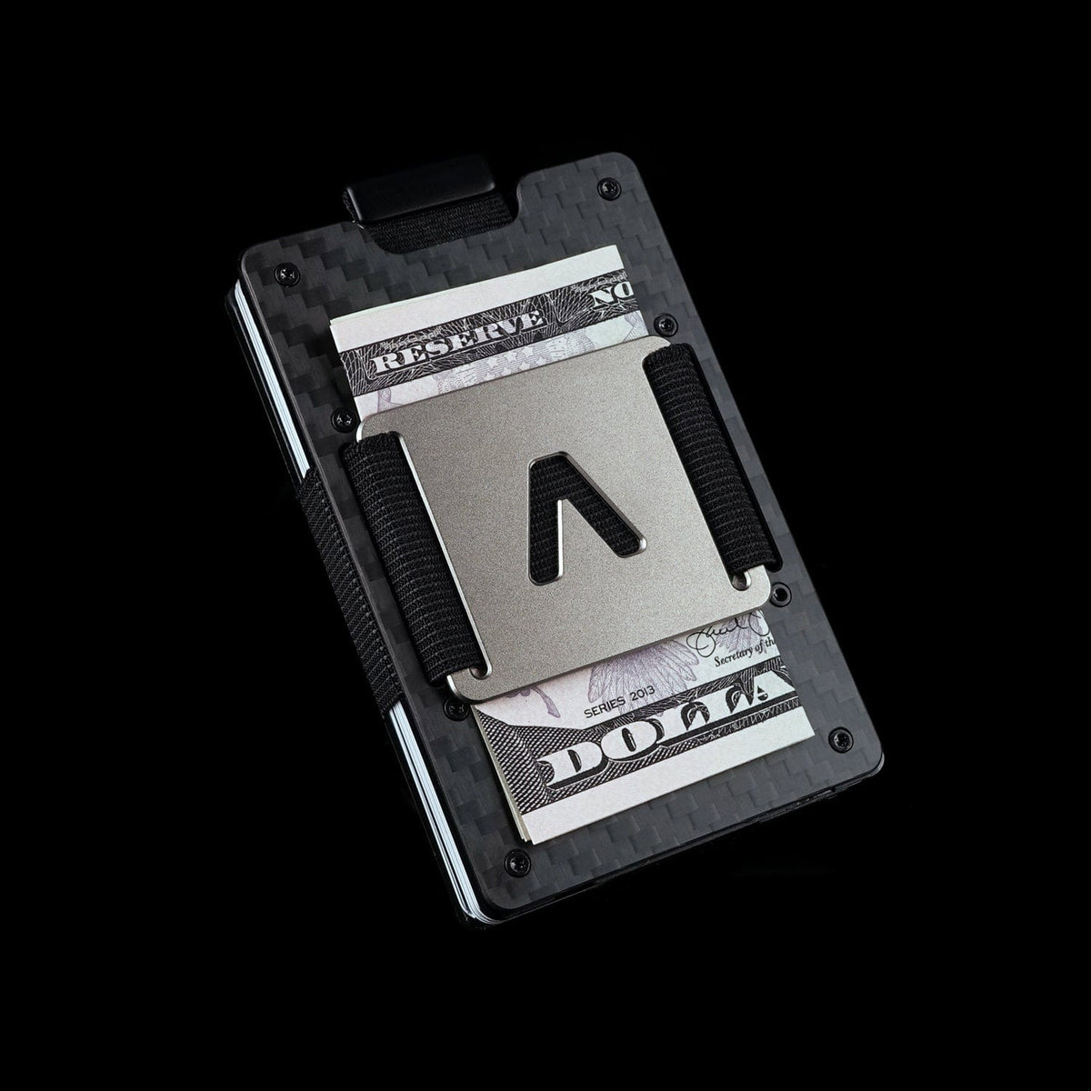 Carbon Fiber | Slide ONE Wallet + Titanium Cash Clip