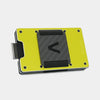 Electric Lime Metal Slim Wallet