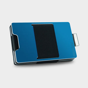 Galactic Blue Aluminium Slim Wallet
