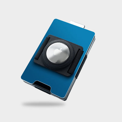 Galactic Blue Aluminum Slim Wallet