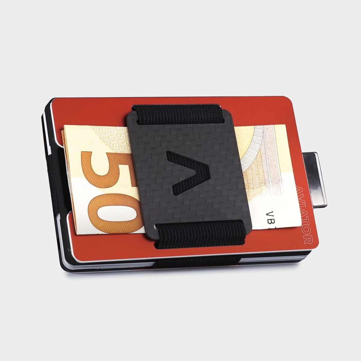 Red Slim Wallet, Imola Red Minimalist Wallet