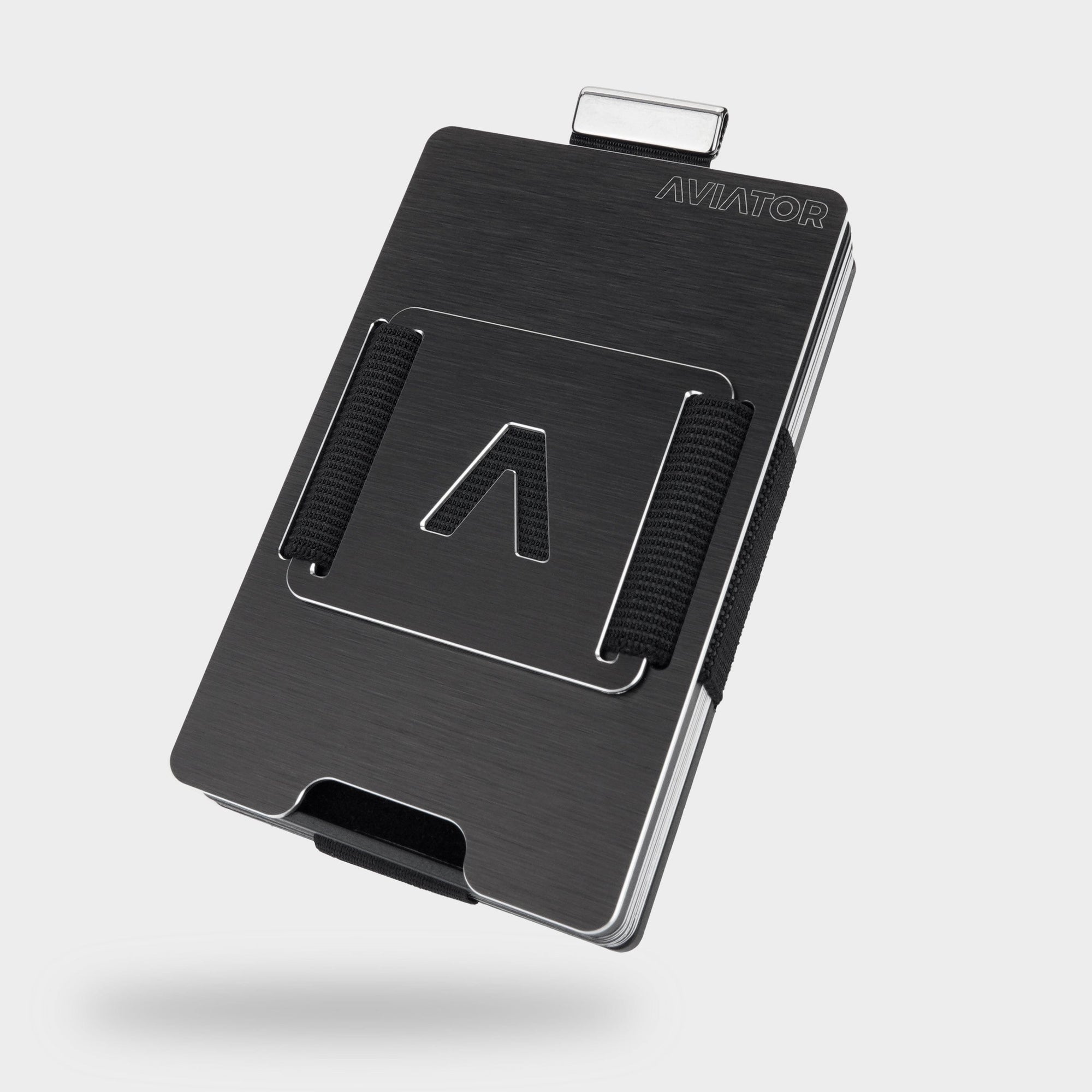 Metal Cash Clip Brushed Black