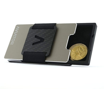 Gunmetal Carbon Minimalist Wallet