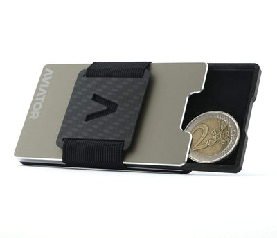 Gunmetal Carbon Minimalist Wallet