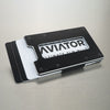 Brushed Black Aluminium Minimalist Wallet