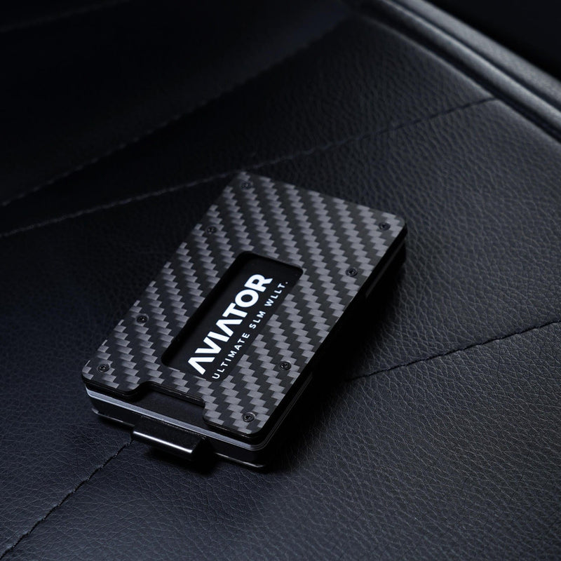 Carbon Fiber Slim Wallet 1 Slim Wallet AVIATOR by EVERMADE WALLETS