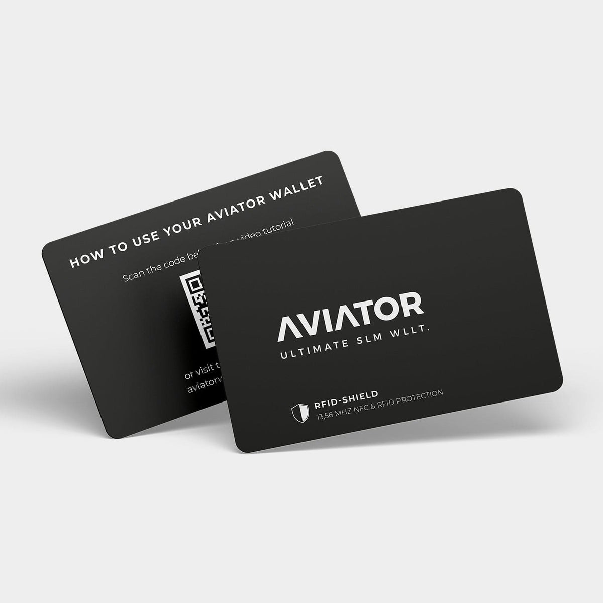 RFID BLOCKER PROTECTION CARD - AVIATOR by EVERMADE WALLETS